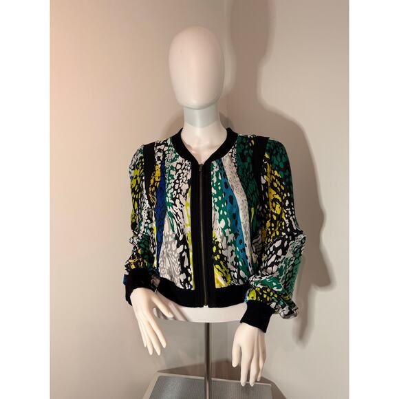 BCBG Multicolored Bomber jacket - Picture 7 of 10